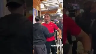 Adam Saleh and Slim meet Gib 👀 #socialgloves #anesongib #slim #adamsaleh #boxing
