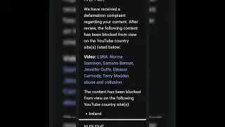 Blocked in Ireland - LSRA: Norma Sammon, Jennifer Cuffe, Eleanor Carmody, abuse and collusion