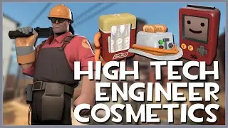 [Team Fortress 2] 3 High Tech Engineer Cosmetics And Trivia #shorts #savetf2
