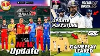Real Cricket 20  new Update 😍, GOC Gameplay Leaked🔥, Dream Cricket 25 .