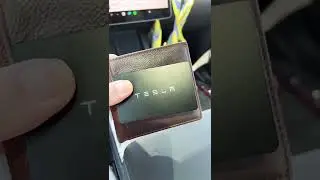 Always keep your Tesla Key Card as a backup in your wallet or purse for Model Y & 3. #shorts