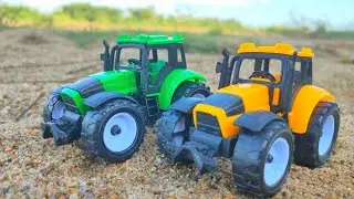 two farmer tractor unboxing video |  toy two farmer tractor | toys video | Vishnu Toys Media