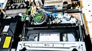 DVD VCR COMBI RECEIVER LG LH-CX440X Полная перемотка 180мин. кассеты