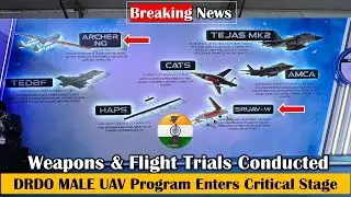 DRDO MALE UAV Program enters critical stage | Weapons & flight trials conducted #drdo