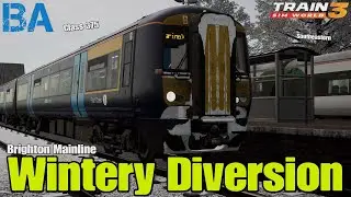 Wintery Diversion - Brighton Mainline - Train Sim World 3