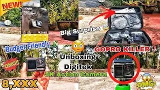 Unboxing !🥳 Digitek GOCAM 5K Action Camera🔥😍||Small Box এতকিছু জিনিস দেবে  ভাবিনি🤯⚡