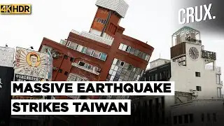 WATCH: Buildings Shake In Taipei As 6.1 Magnitude Earthquake Hits Taiwan's Taitung County | 4K