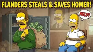 Ned Flanders Steals Money to Save Homer & The Corruption of Sheriff Flanders