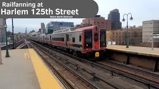 Real Life Railfanning #10 Harlem 125th Street Metro North Railroad