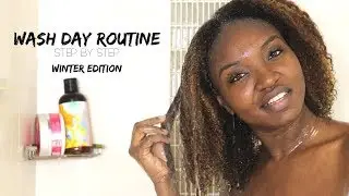 Winter Wash Day Routine | Natural Hair + Vlogmas Day 3