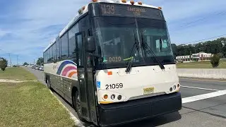 2021 Motor Coach Industries D4500CT #21059 on 139 to Lakewood via Freehold Center Audio Recording
