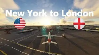 Flight NewYork to London #airplane #aviation #planelanding #flight #msfs2020 #msfs