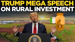 DONALD TRUMP LIVE | President Donald Trump Announces New Initiatives for Rural Communities | US NEWS