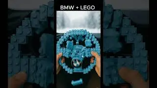 Light Blue LEGO BMW Steering Wheel &mdash; Will It Snap or Steer? (POV)