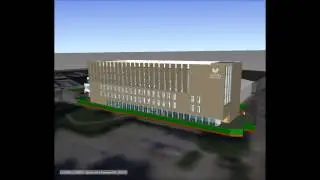Coventry University Science and Health Building BIM fly-around