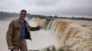 POLICE లు పట్టుకున్నారు? | CHITRAKOOT water falls | Ride with Vj