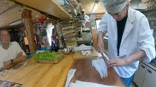 ハルト君,　板前修業始まる！　第1弾はイカ刺しだ～
