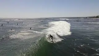 Surfing Pleasure Point Santa Cruz - 2nd Peak May27 2021