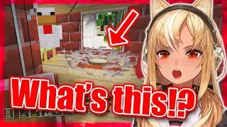 【ENG Sub】Flare REACTS to HoloID Chicken Coop in Minecraft JP Server 【Hololive】
