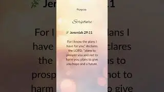Jeremiah 29:11 For I know the plans I have for you&hellip; #encouragement #affirmations #faithhabits