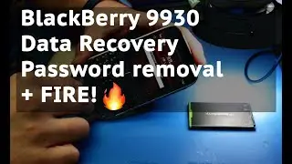 BlackBerry 9930 Password, data recovery + fire