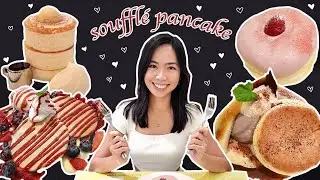 Famous FLUFFY Souffl&eacute; Japanese Pancakes 🥞| Gram, Flippers, Kyushu Pancake