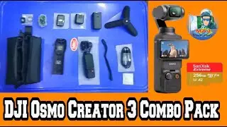 DJI Osmo Creator 3 Combo Unboxing & First Look! ✨ The Ultimate Vlogging Setup