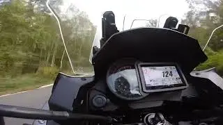 Kawasaki versys 1100 acc&eacute;l&eacute;ration top speed ligne arrow silencieux akrapovic