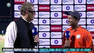 Prof D B Deodhar Trophy 2023 24, FINAL South Zone v East Zone Post Match Presentation video