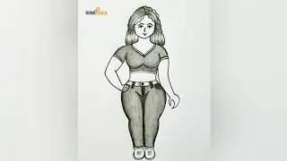 How to draw Girl | Easy girl drawing | Girl Drawing easy |#girldrawing #art  #drawing #easydrawing 