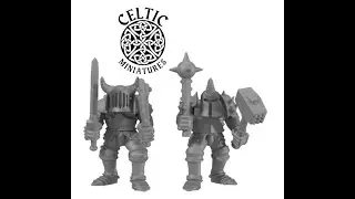 Celtic Miniatures: Modular Evil Warriors on Kickstarter