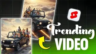 Bhagwan Ji Thar Car Me 🚘✨ | Viral God AI Video Editing Step by Step