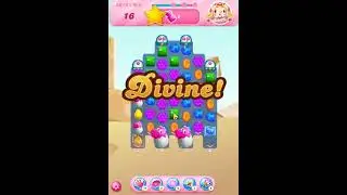 Candy Crush Saga Level 2075 - 3 Stars, 16 Moves Completed
