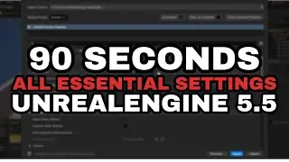 ALL the essential import settings in Unreal Engine 5.5, in 90 seconds. #unrealengine #settings