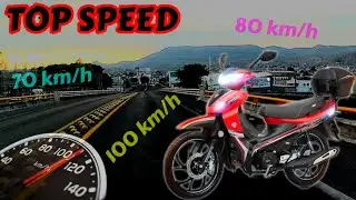 ⚠🔥 TOP SPEED | VELOCI ARGENT X3 125R | How fast does a 125cc motorcycle go?