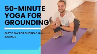 50-minute grounding yoga flow