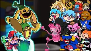 FNF Musical Memory(Vs Bunzo Bunny) But Different Characters Sing It🎵Everyone 