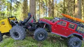 Jeep in Not ! Da muss der Wrecker ran..