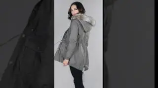Studio - Lipsy Faux Fur Stone Encrusted Parka