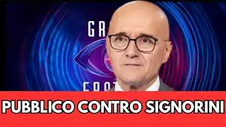 Signorini torna in TV ma finisce malissimo: pubblico inferocito in diretta!