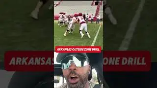The Arkansas Outside Zone Blocking Drill is legit! Great for Youth Football!