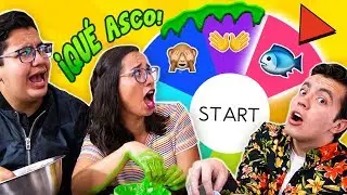 RULETA de SLIME ASQUEROSO con SKABECHE 🤢 ✄ Craftingeek