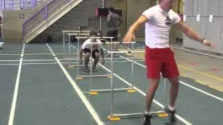 Speed Skating Dryland Training - Hurdle Hops