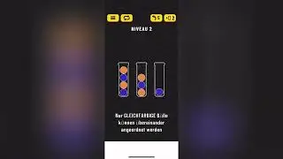 Ball sort Level 2-3 Solution Walkthrough 