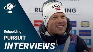 World Cup 23/24 Ruhpolding: Men Pursuit Interviews