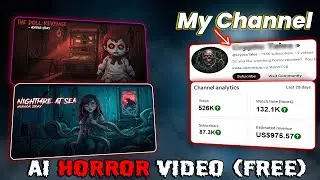 I Created a Khooni Monday Style Horror Video Using Only FREE AI Tools 😱 | horror story kaise banaye