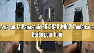 Review Panasonic Premium baardtrimmer ER-SB40 met 19 lengte-instellingen, baardtrimmer 0,5-10 mm, tr