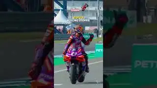 Jorge Martin and Jack Miller rolling stoppie #shorts #motogp #redbull