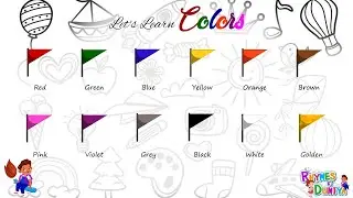 Color Names for Kids &ndash; Interactive Learning with Fun Animations! Best Educational Video for Kids