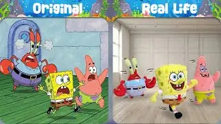 Mr. Krabs is SUPER ANGRY! 😡 Run! | SpongeBob Original vs Plush toys | SpongeBob Animation